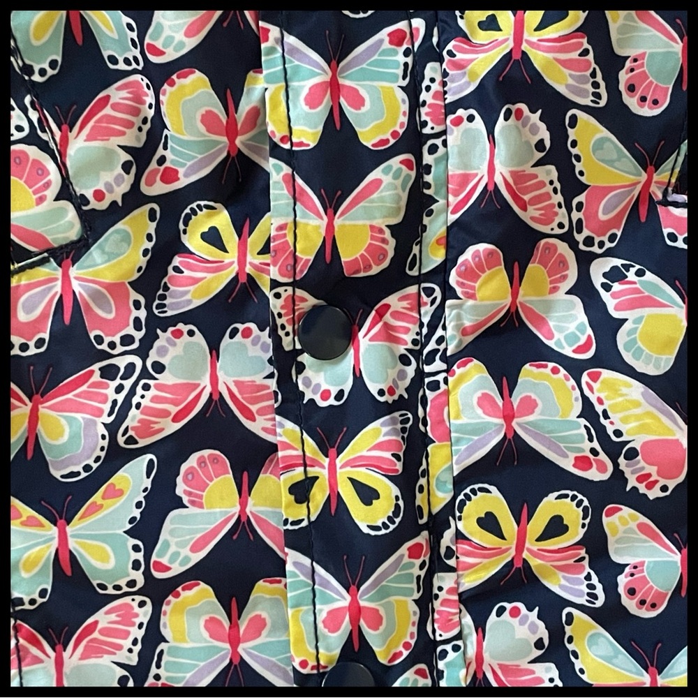 🆕 {Carter’s} Butterfly Ruffle Rain Jacket - Picture 2 of 4